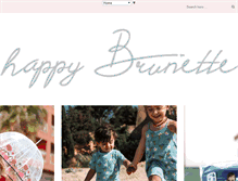 Tablet Screenshot of happy-brunette.com